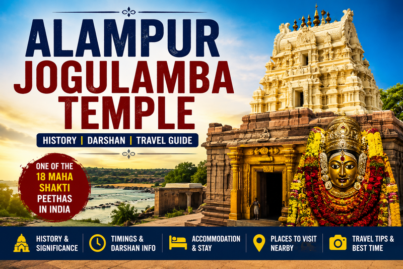 Alampur Jogulamba Temple – Complete Travel Guide, History & Darshan Details