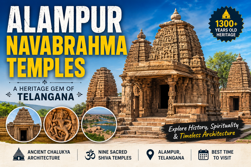 Alampur Navabrahma Temples – Complete Travel Guide to Telangana’s Ancient Heritage