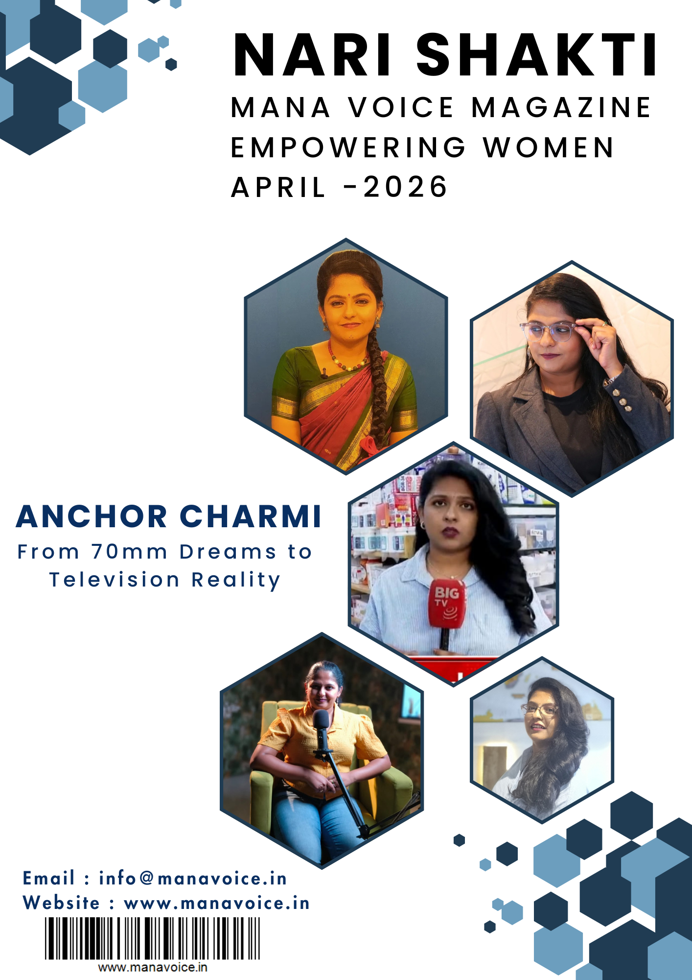 Nari Shakti – Success Story: Anchor Charmi | From 70mm Dreams to Television Reality  | Nari Shakti - Empowering Women