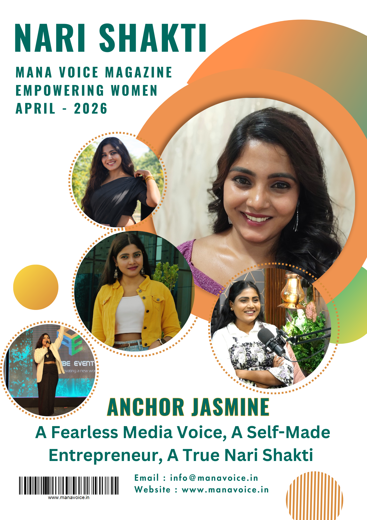 Anchor Jasmine (Mandala) – A Fearless Media Voice, A Self-Made Entrepreneur, A True Nari Shakti