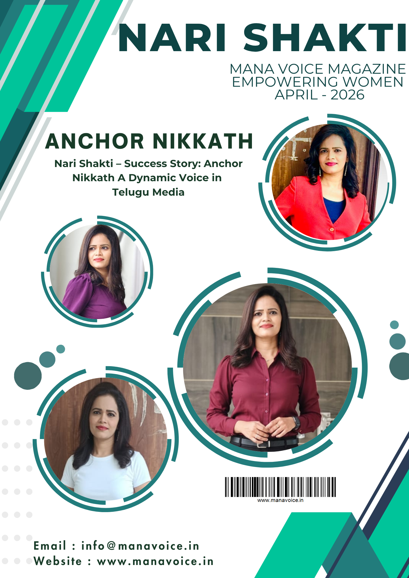 Nari Shakti – Success Story: Anchor Nikkath | A Dynamic Voice in Telugu Media | Nari Shakti - Empowering Women
