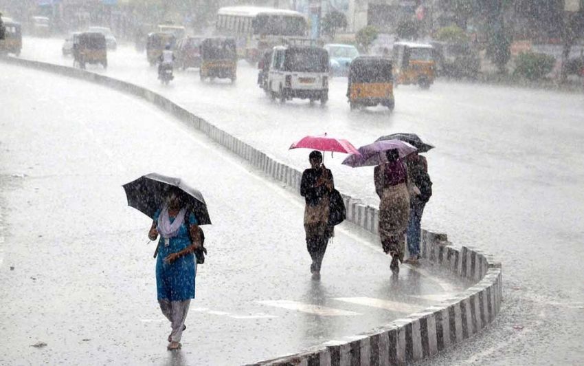 Rain Alert in Andhra Pradesh Due to Weather System in Bay of Bengal