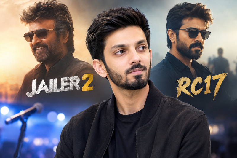 Anirudh to Confirm RC17 With Ram Charan at Jailer 2 Event