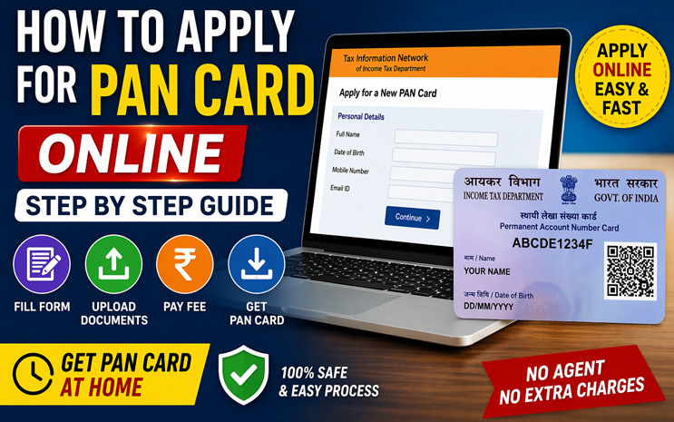 Apply PAN Card Online in 5 Minutes | Step-by-Step Guide