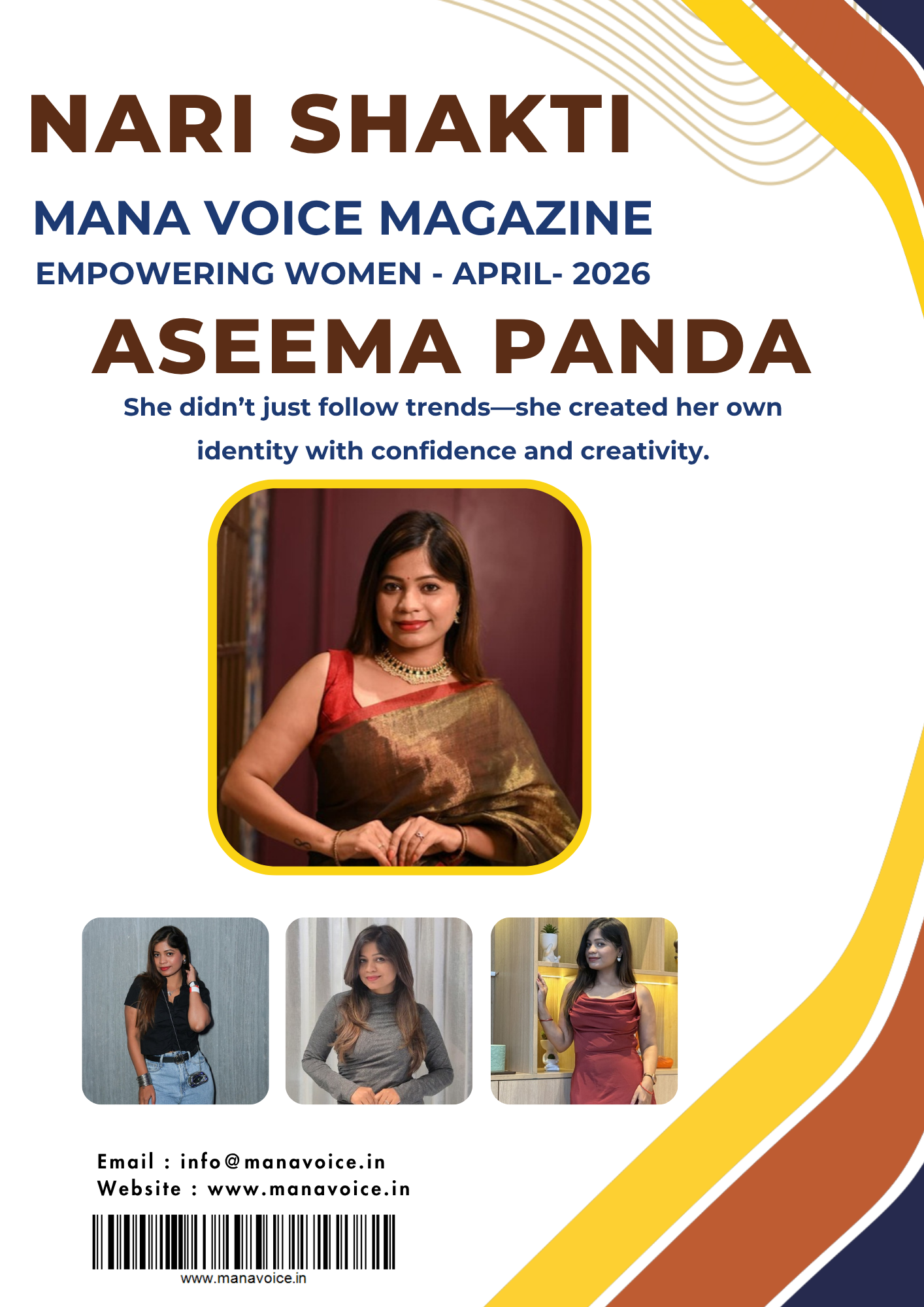 Nari Shakti – Success Story: Aseema Panda | A Journey of Style, Strength, and Self-Expression | Nari Shakti - Empowering Women