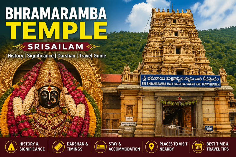 Bhramaramba Temple Srisailam – Complete Travel Guide, Timings & Significance