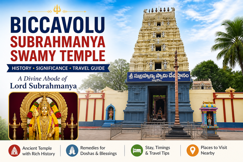 Biccavolu Subrahmanya Swamy Temple – History, Timings, Travel Guide