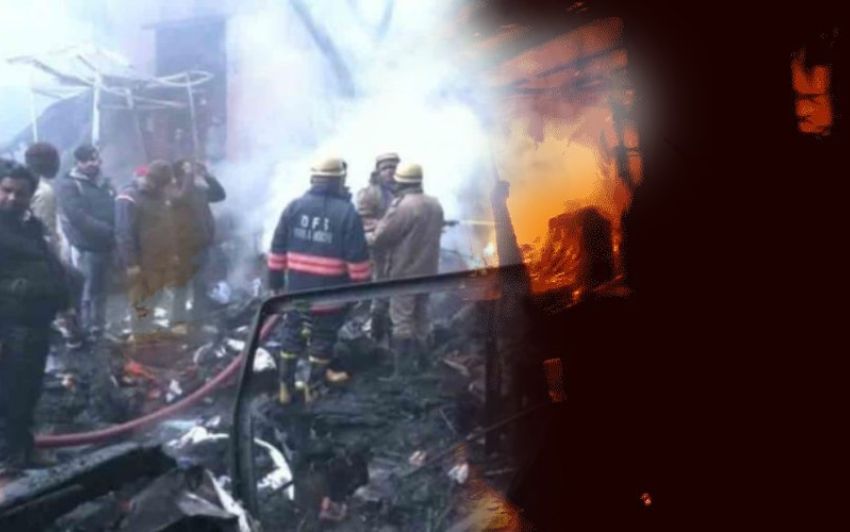 ఢిల్లీ అగ్ని ప్రమాదం: మోతీనగర్‌లో భారీ మంటలు