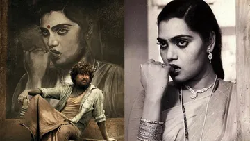 Do you know what is the connection between Silk Smitha's poster and the movie 'Dasara'?