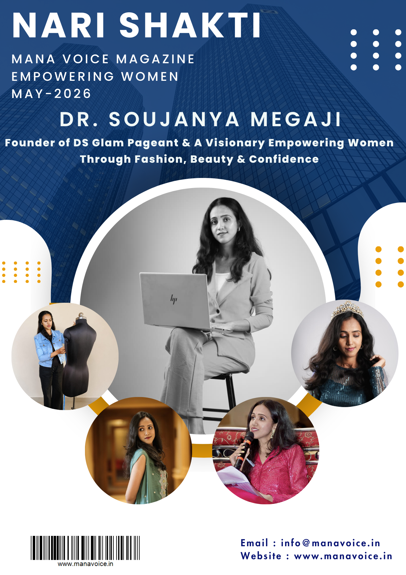 Nari Shakti – Success Story: Dr. Soujanya Megaji | Founder of DS Glam Pageant & A Visionary Empowering Women Through Fashion, Beauty & Confidence 