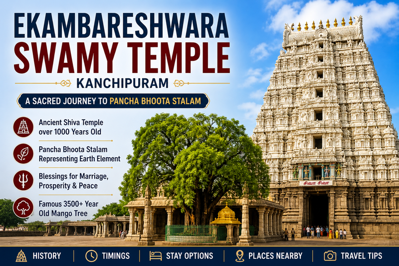 Ekambareshwara Swamy Temple, Kanchipuram – Sacred Shiva Temple Guide