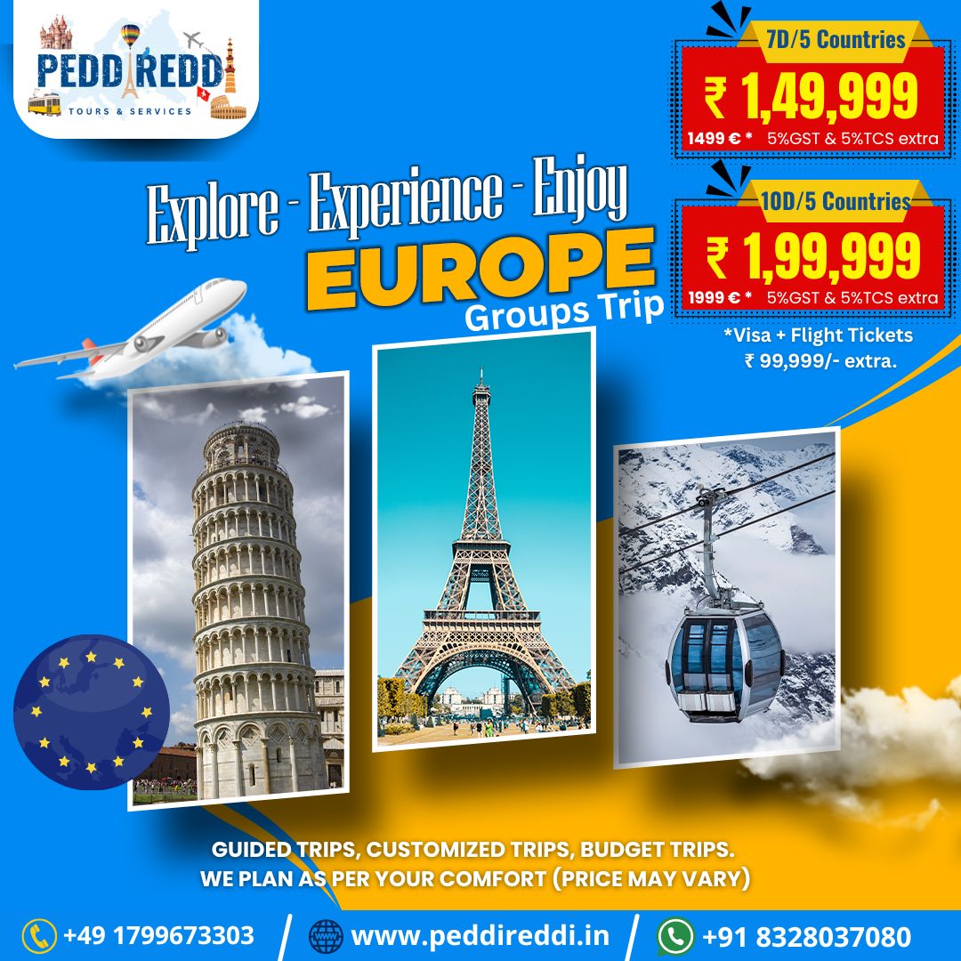 Europe Groups Trips in Sep-Oct 2025 - Dasara Holidays Special 
