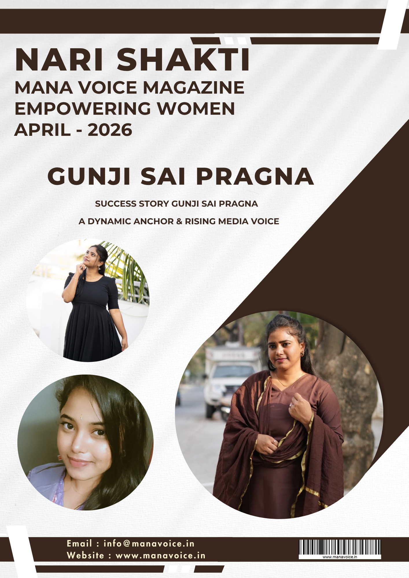 Nari Shakti – Success Story: Gunji Sai Pragna | A Dynamic Anchor & Rising Media Voice