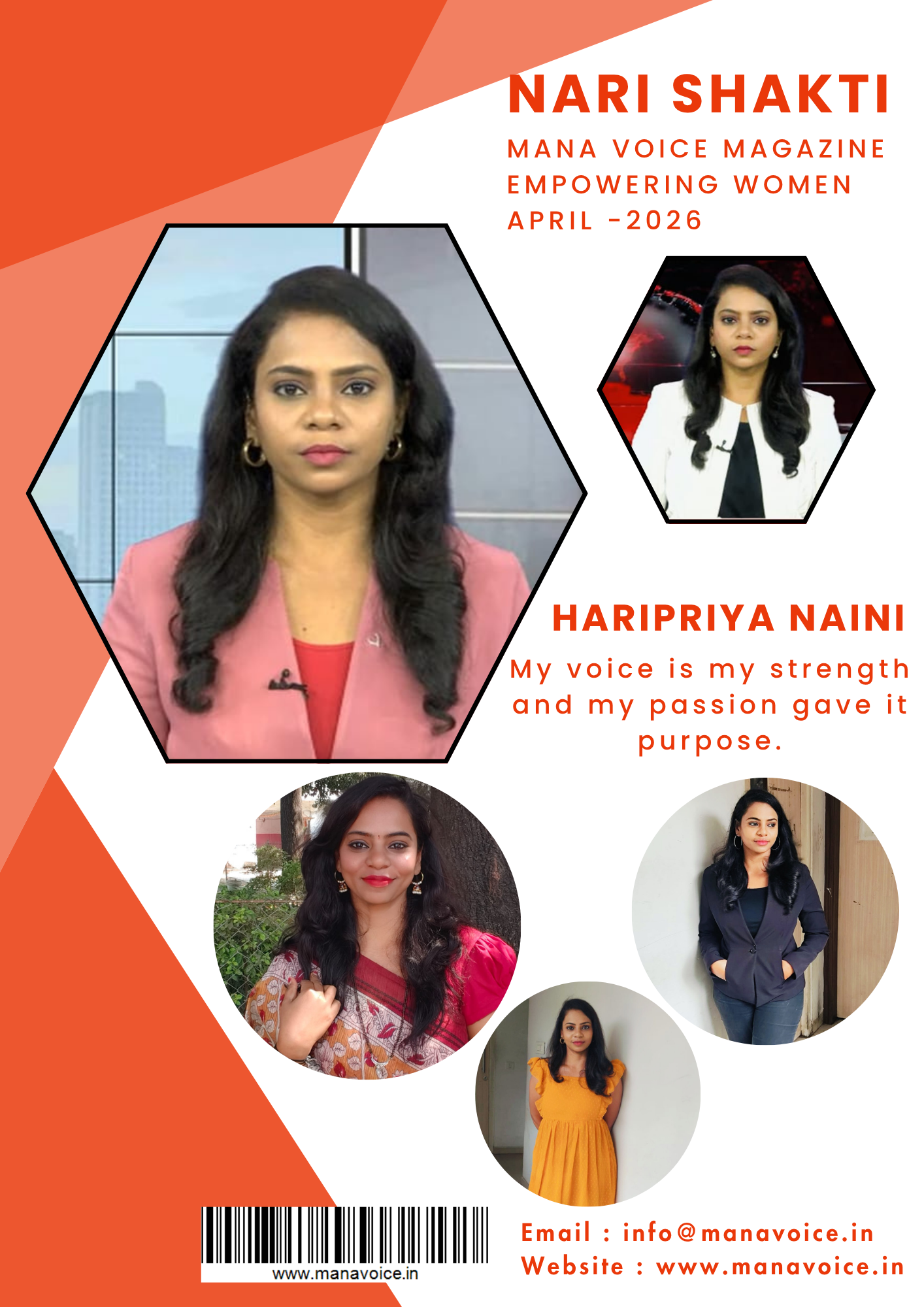 Nari Shakti – Success Story: Haripriya Naini | A Voice That Became Her Identity  “My voice is my strength—and my passion gave it purpose.”