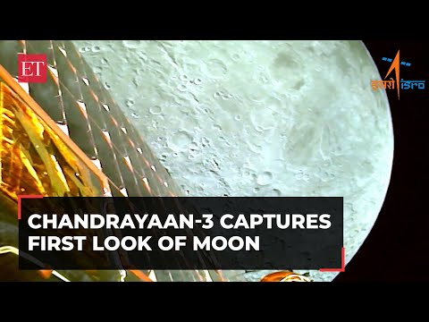 ISRO shares video as Chandrayaan-3 captures its initial view of the moon