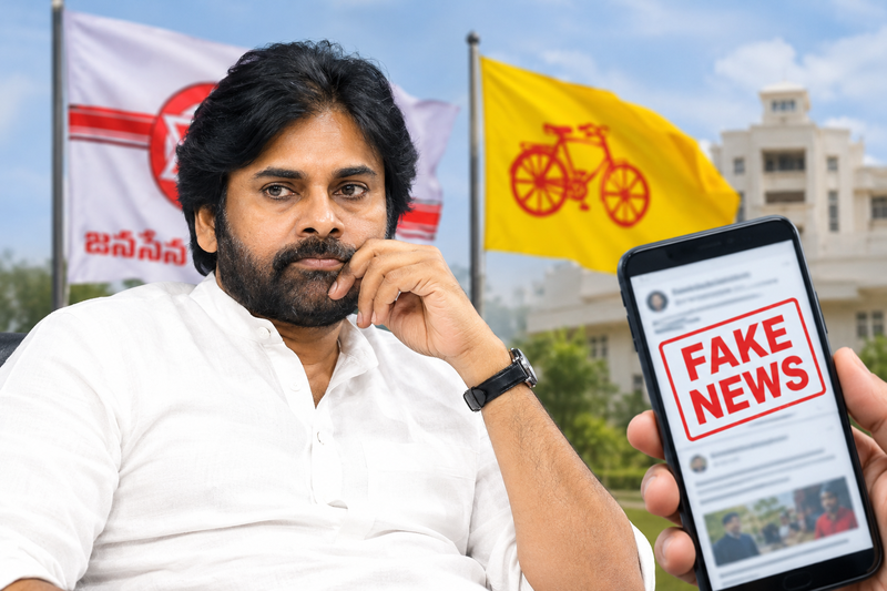 Janasena Fake News Claims Raise Questions Over NDA Alliance Stability