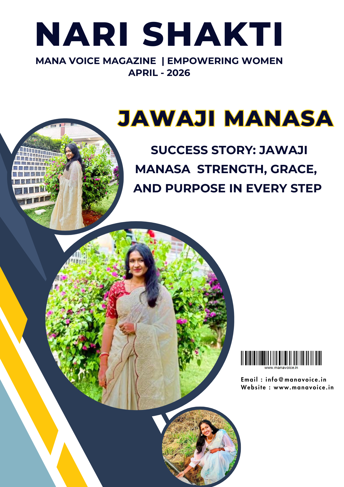 Nari Shakti – Success Story: Jawaji Manasa | Strength, Grace, and Purpose in Every Step | Nari Shakti - Empowering Women