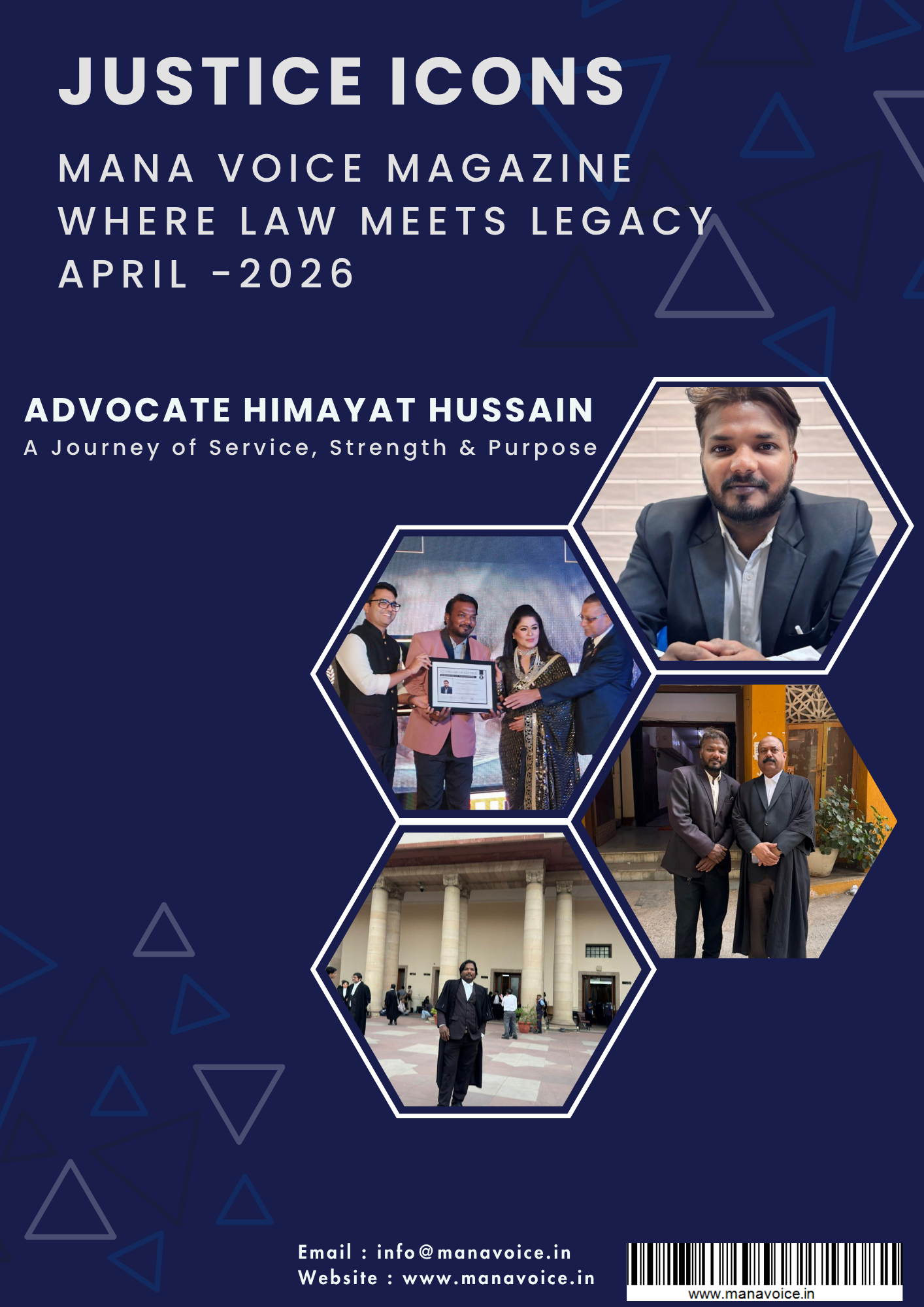 Where Law Meets Legacy: Advocate Himayat Hussain | A Journey of Service, Strength & Purpose  | Justice Icons - Where Law Meets Legacy