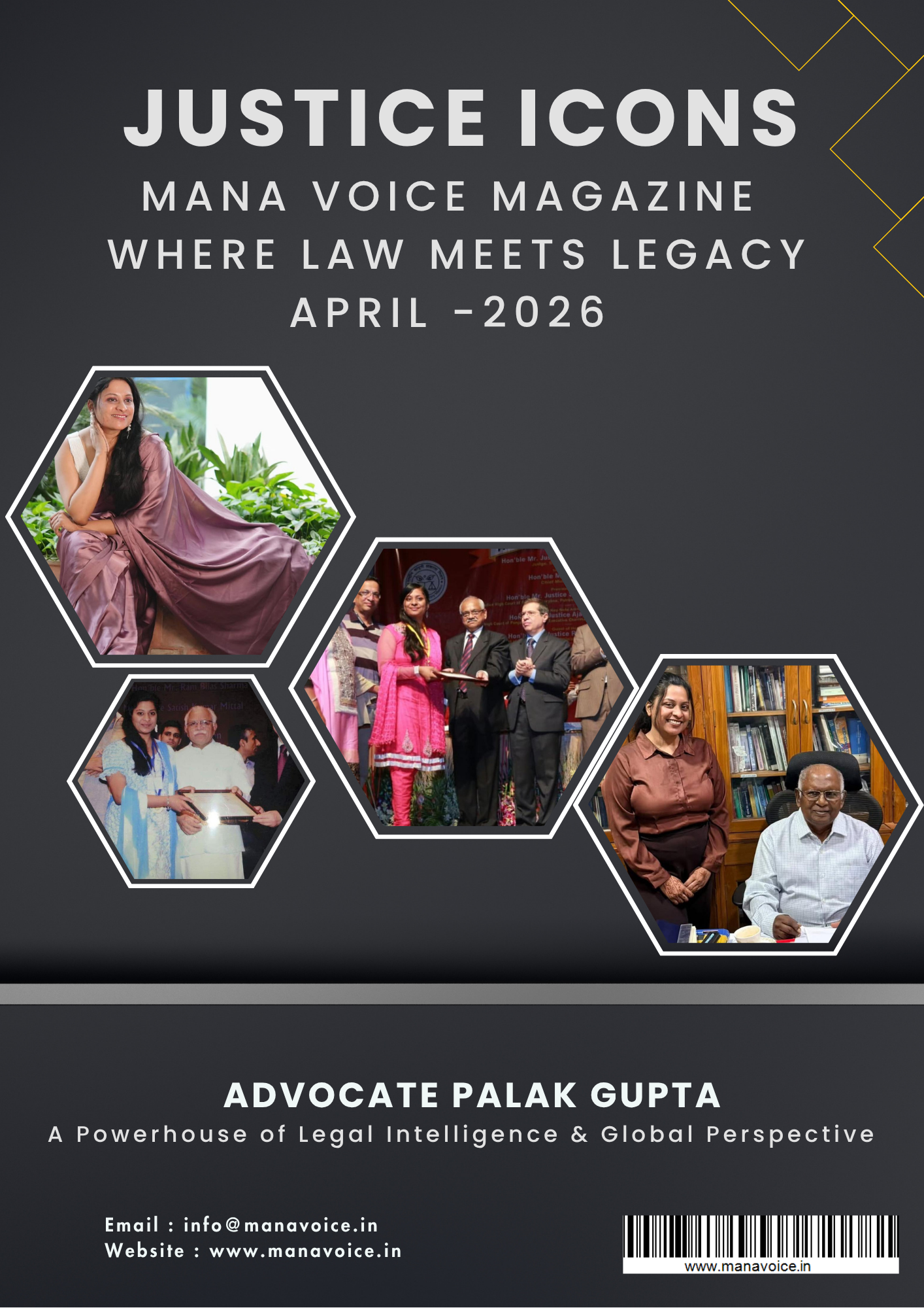 Where Law Meets Legacy: Advocate Palak Gupta | A Powerhouse of Legal Intelligence & Global Perspective | Justice Icons - Where Law Meets Legacy