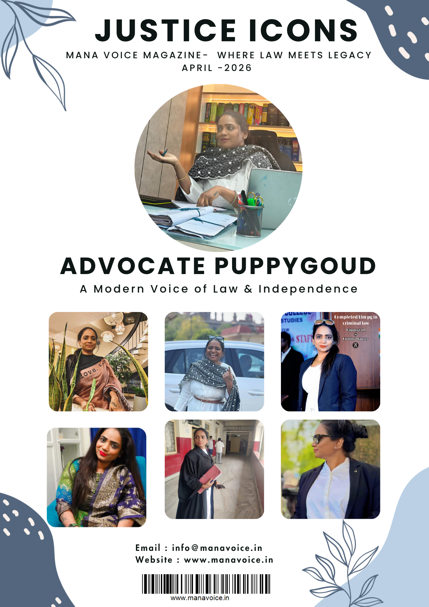 Justice Icons – Where Law Meets Legacy: Advocate Puppygoud | A Modern Voice of Law & Independence | Justice Icons - Where Law Meets Legacy