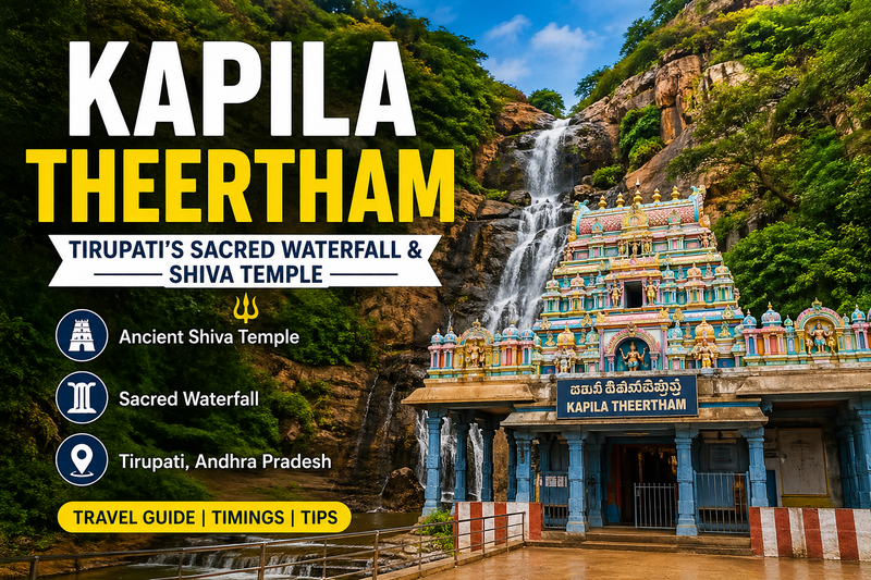 Kapila Theertham Temple Guide – Sacred Waterfall & Shiva Temple in Tirupati