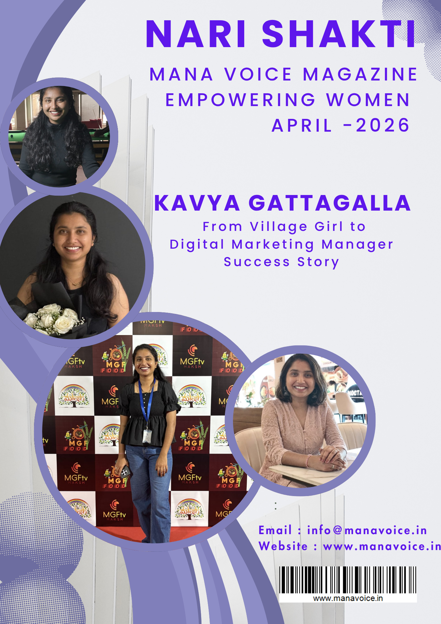 Nari Shakti – Success Story: Kavya Gattagalla | From Village Roots to Digital Marketing Success | Nari Shakti - Empowering Women