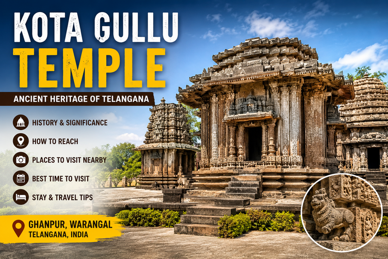 Kota Gullu Temple – Ancient Shiva Temple Near Warangal
