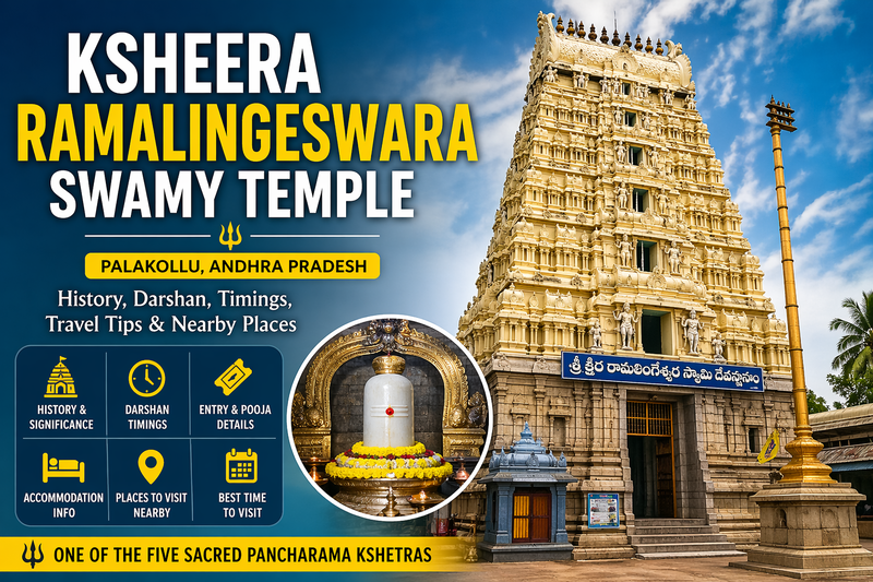 Ksheera Ramalingeswara Swamy Temple – Complete Travel &Guide