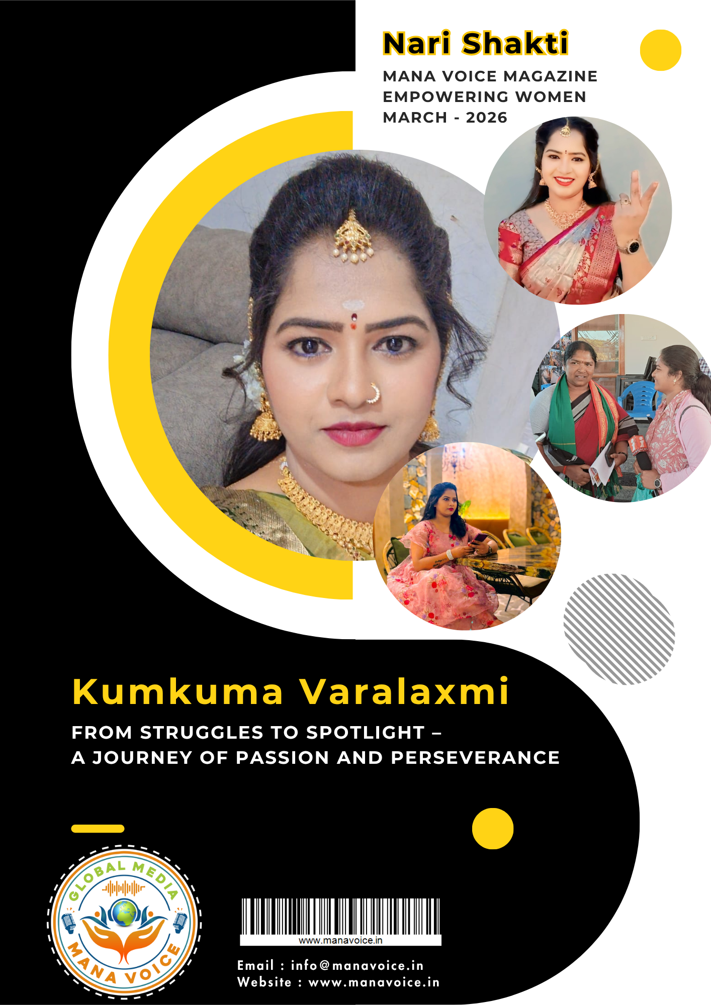 Kumkuma Varalaxmi: From Struggles to Spotlight – A Journey of Passion and Perseverance | Nari Shakti - Empowering Women