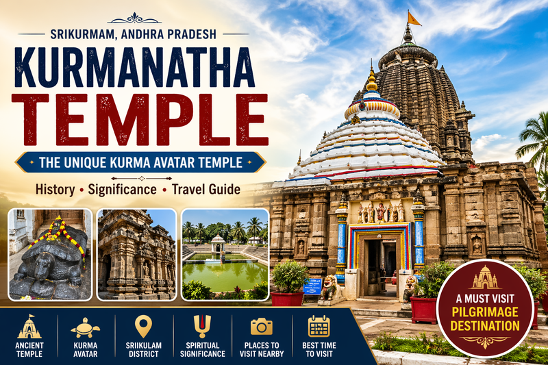 Kurmanatha Temple Srikurmam – Unique Kurma Avatar Temple Travel Guide
