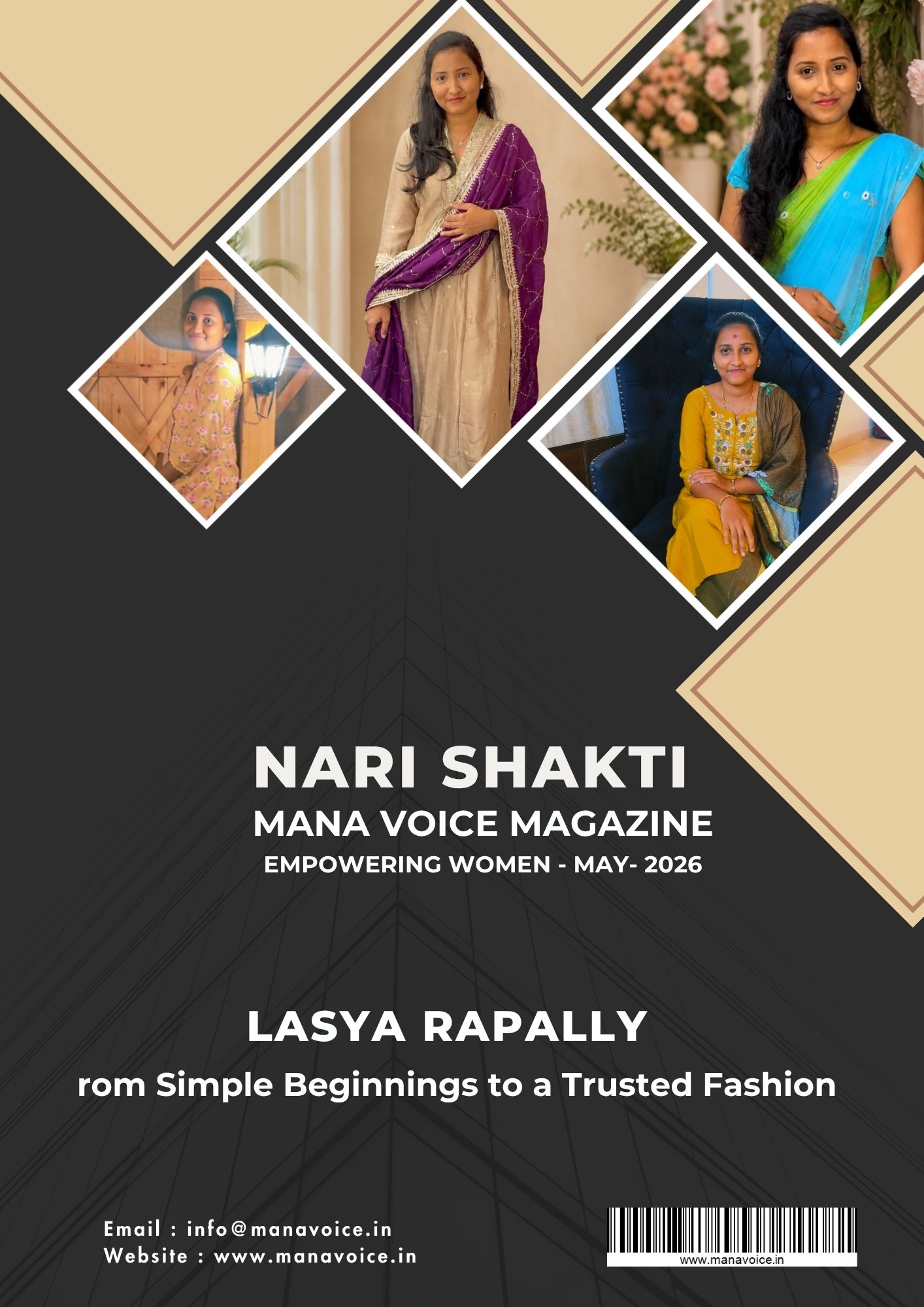 Nari Shakti – Success Story: Lasya Rapally | From Simple Beginnings to a Trusted Fashion Voice Nari Shakti - Empowering Women