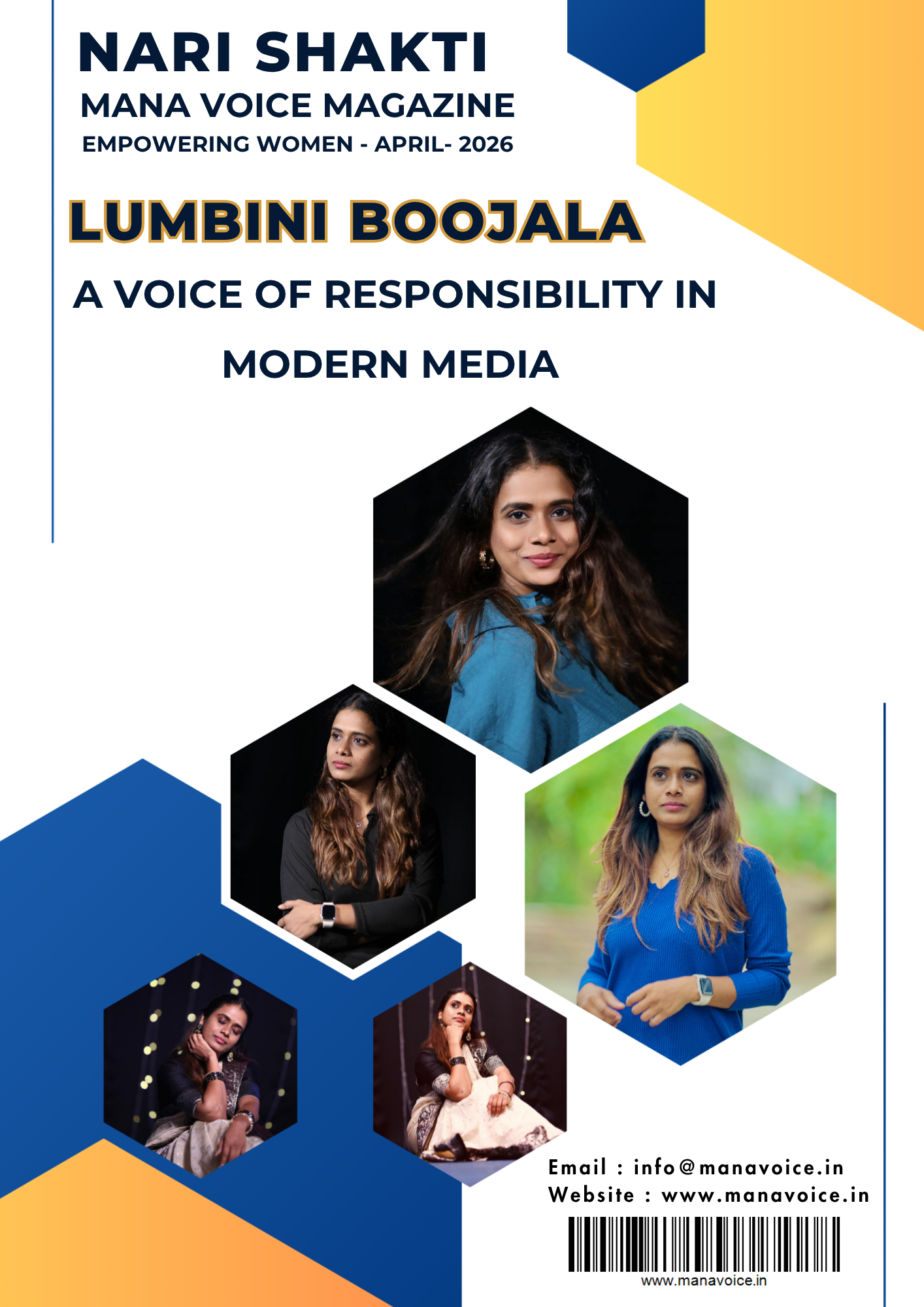 Nari Shakti – Success Story: Lumbini Boojala | A Voice of Responsibility in Modern Media  | Nari Shakti - Empowering Women