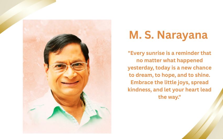 M. S. Narayana – The King of Comedy in Telugu Cinema