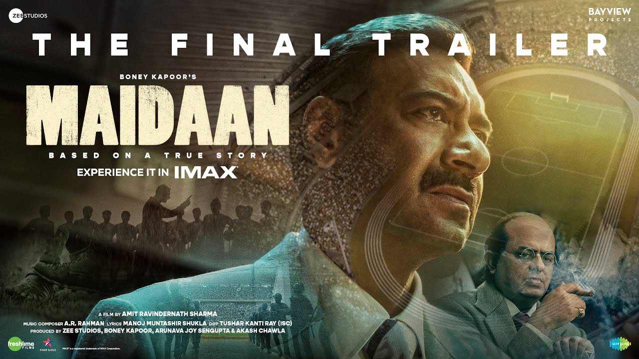 Maidaan Final Trailer | Ajay Devgn | Priyamani | 10 Apr | Amit S | Boney K | A.R.Rahman | Fresh Lime| Mana  Voice TV