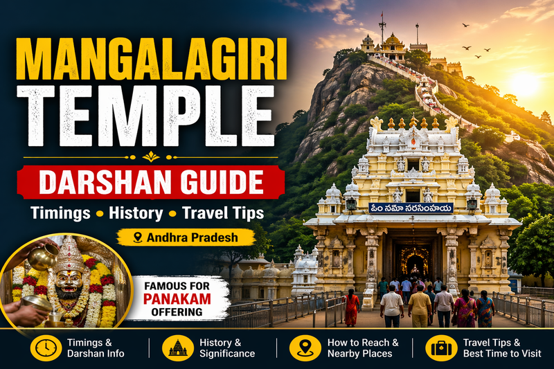 Mangalagiri Temple Guide: Timings, History, Darshan & Travel Tips