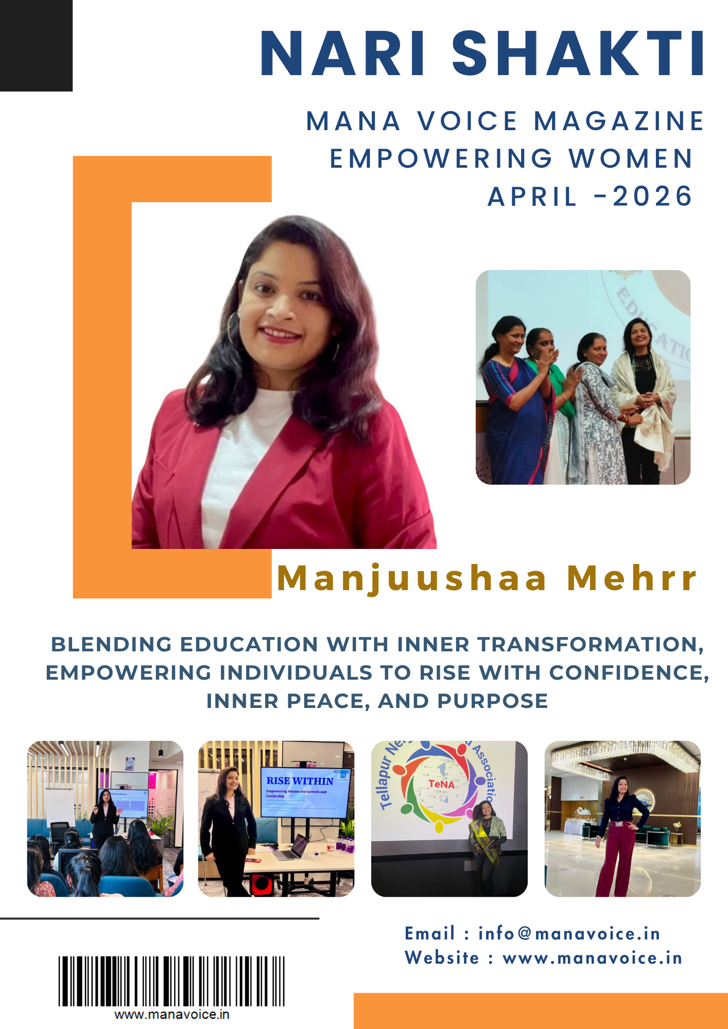 A Woman of Impact: Educator, Coach, and Leader – Manjuushaa Mehrr  | Nari Shakti - Empowering Women