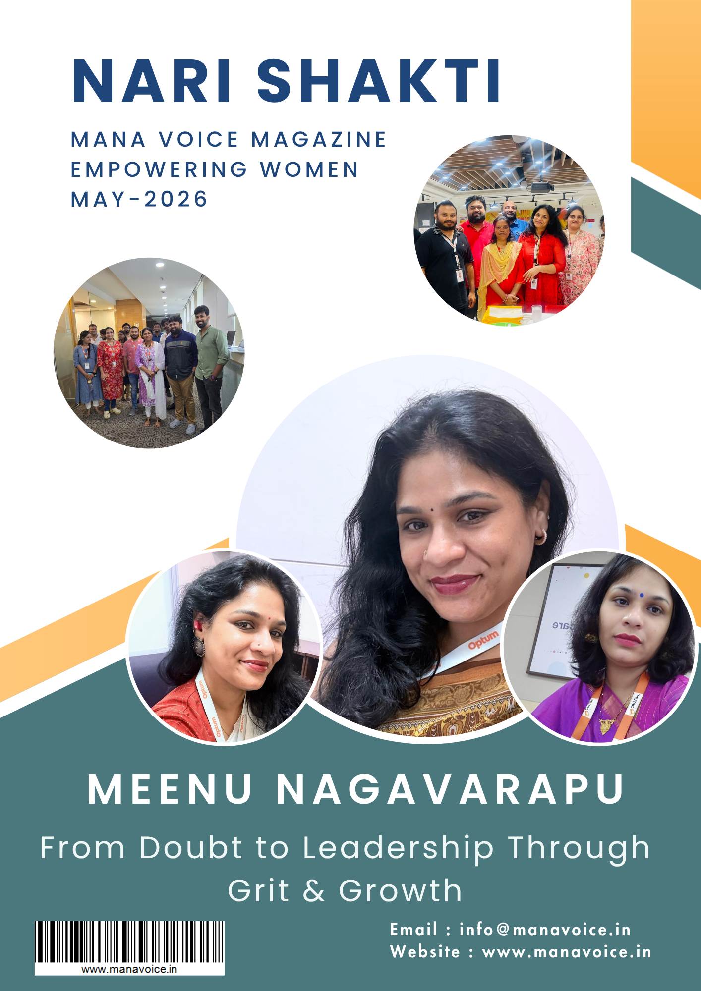 Nari Shakti – Success Story: Meenu Nagavarapu | From Doubt to Leadership Through Grit & Growth  | Nari Shakti - Empowering Women