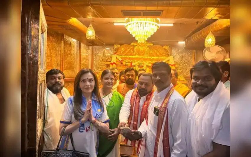 Nita Ambani Donates ₹1 Crore to Balkampet Yellamma Temple
