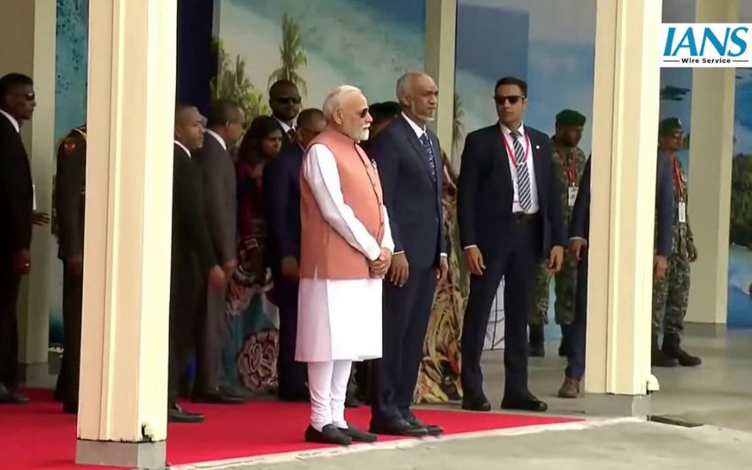 PM Modi Arrives in Maldives as Chief Guest for 60th Independence Day Celebrations