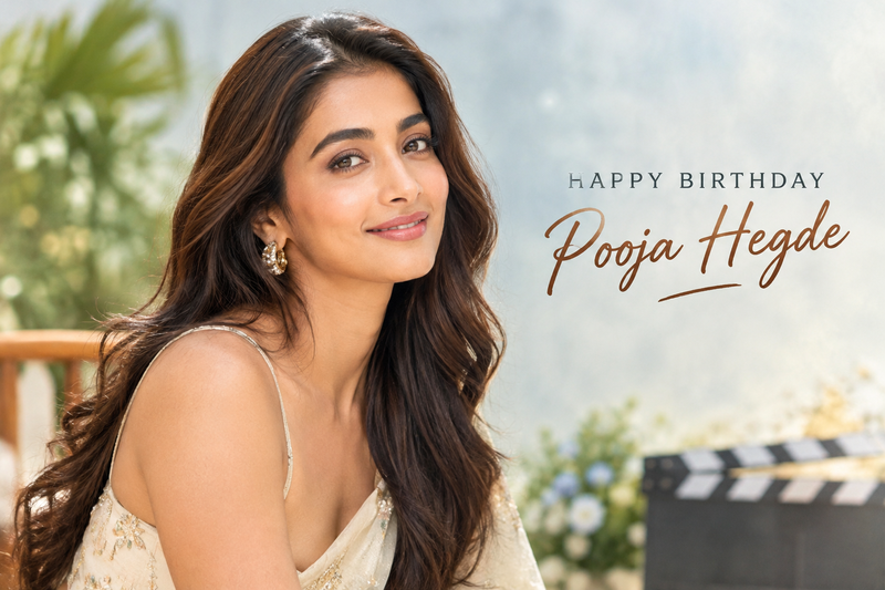 Pooja Hegde Turns 36 as Sri Sri Team Unveils Birthday Poster