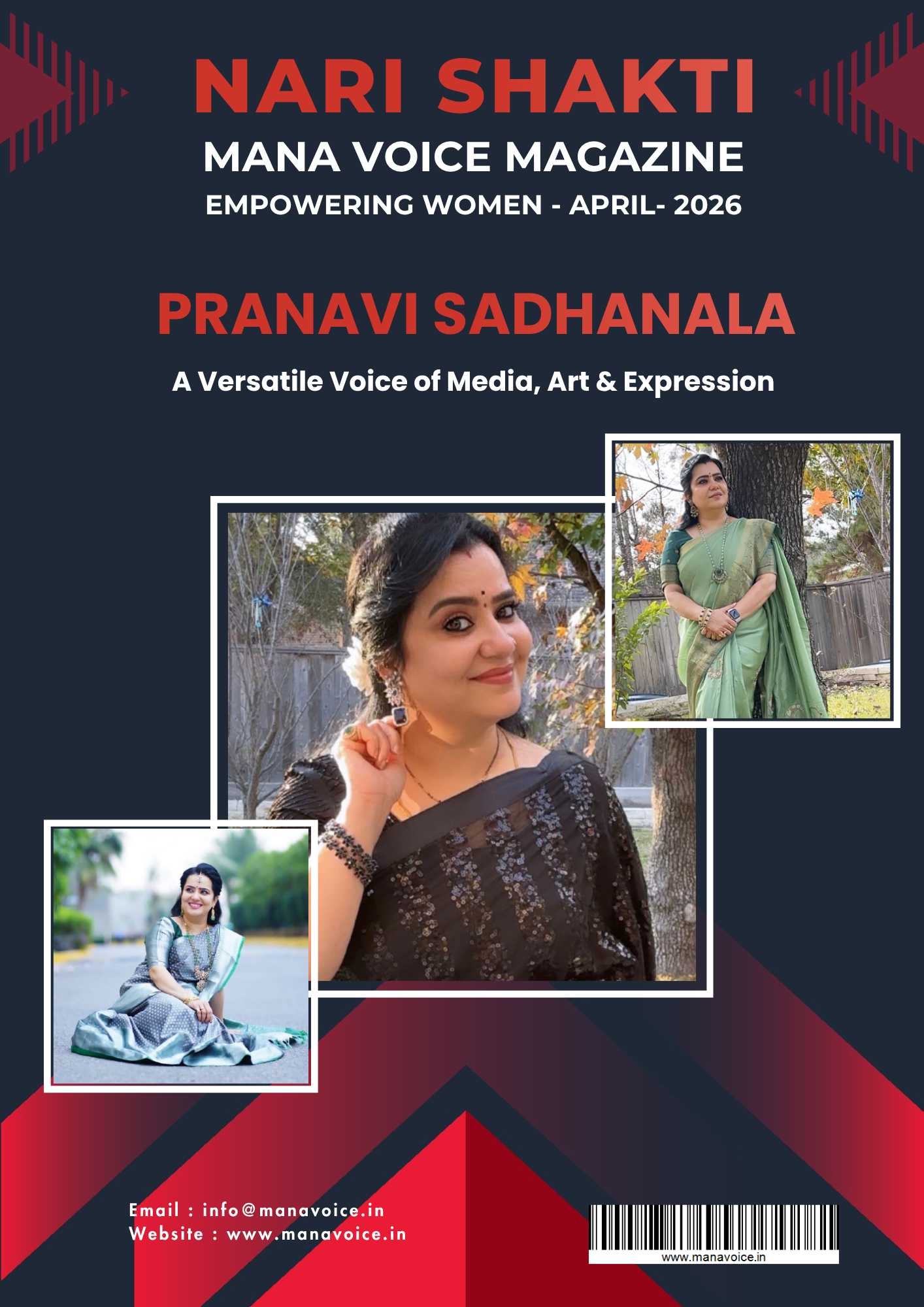 Nari Shakti – Success Story: Pranavi Sadhanala | A Versatile Voice of Media, Art & Expression  | Nari Shakti - Empowering Women