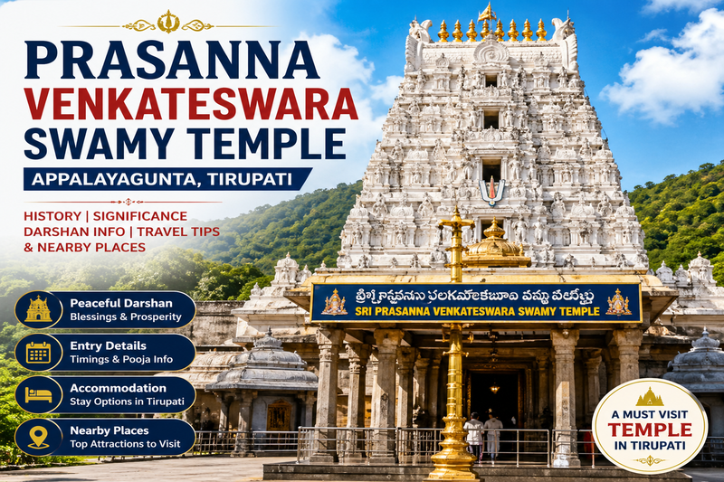 Prasanna Venkateswara Swamy Temple – Complete Guide for Devotees & Travelers