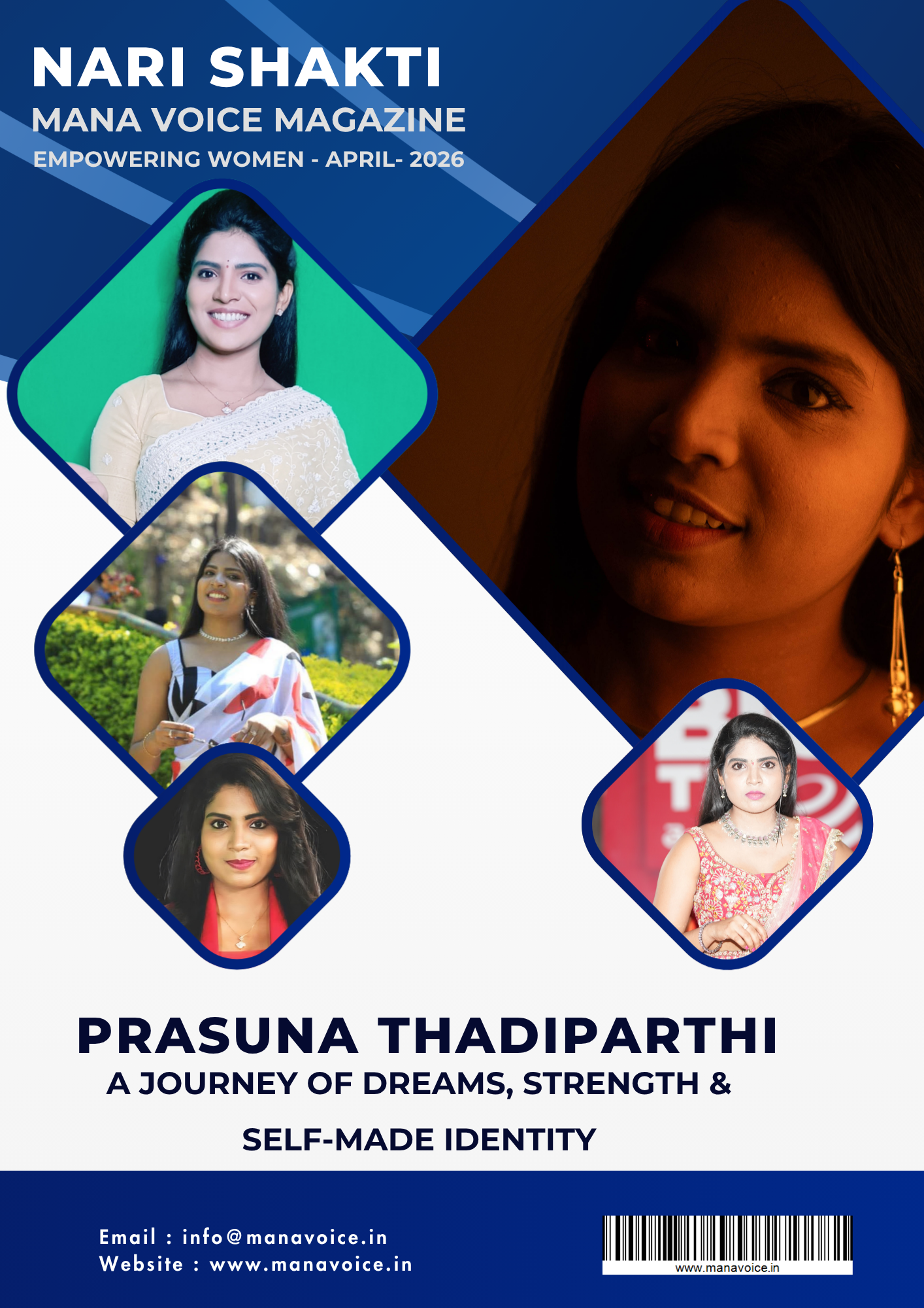 Nari Shakti – Success Story: Prasuna Thadiparthi | A Journey of Dreams, Strength & Self-Made Identity  | Nari Shakti - Empowering Women