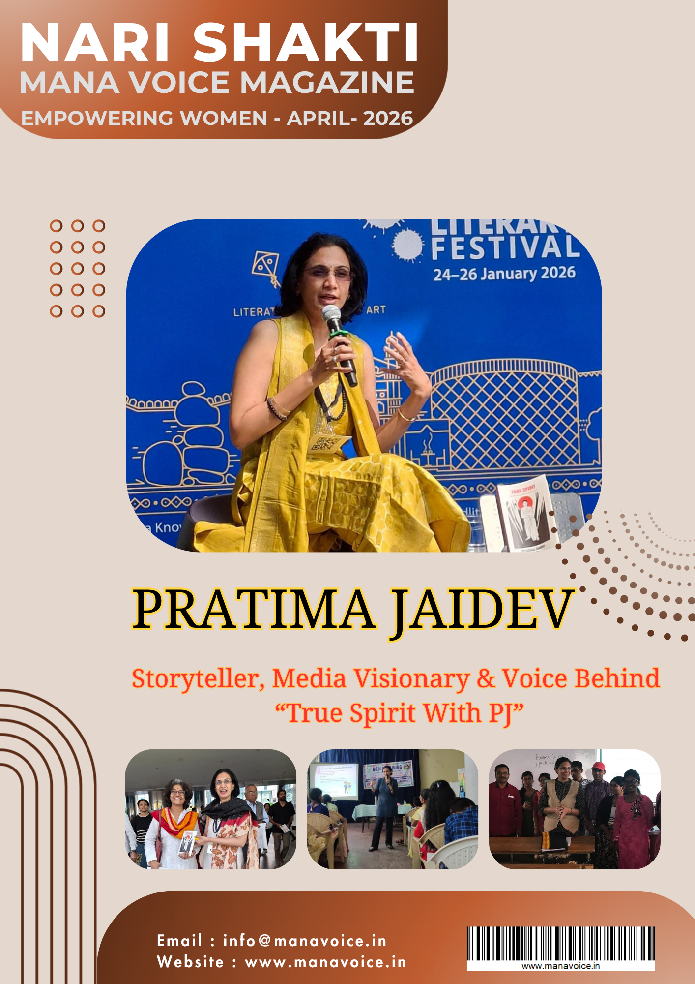 Nari Shakti – Success Story: Pratima Jaidev | Storyteller, Media Visionary & Voice Behind “True Spirit With PJ | Nari Shakti - Empowering Women