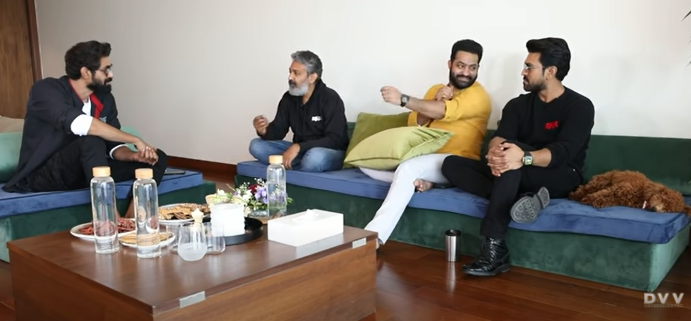 R with RRR Interview | NTR, Ram Charan, SS Rajamouli, Rana Daggubati