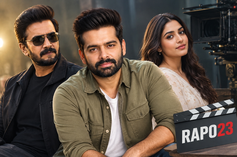 RAPO23 Ritesh Deshmukh Joins Ram Pothineni’s Directorial Debut