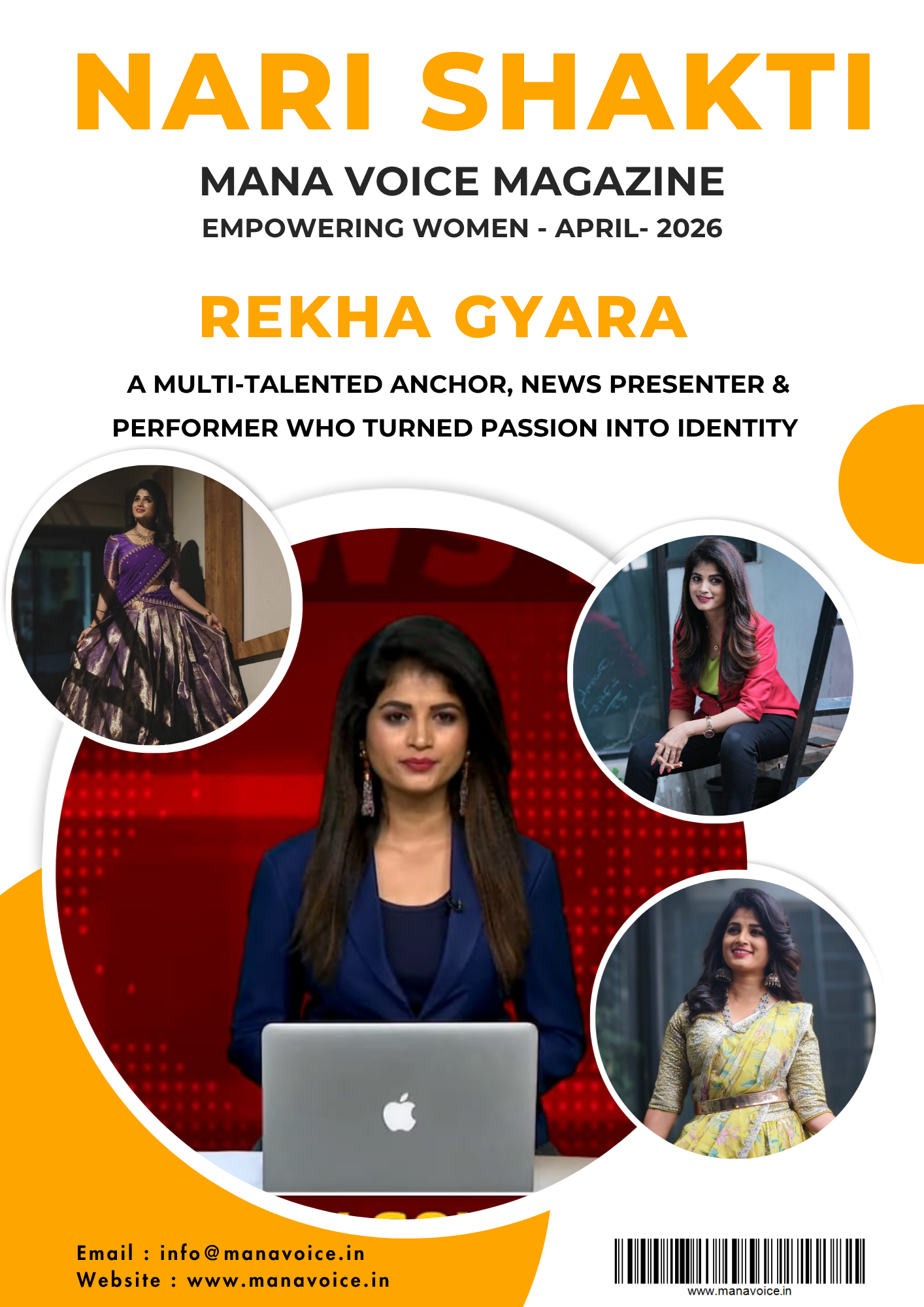 Nari Shakti – Success Story: Rekha Gyara | A Multi-Talented Anchor, News Presenter & Performer Who Turned Passion into Identity | Nari Shakti - Empowering Women