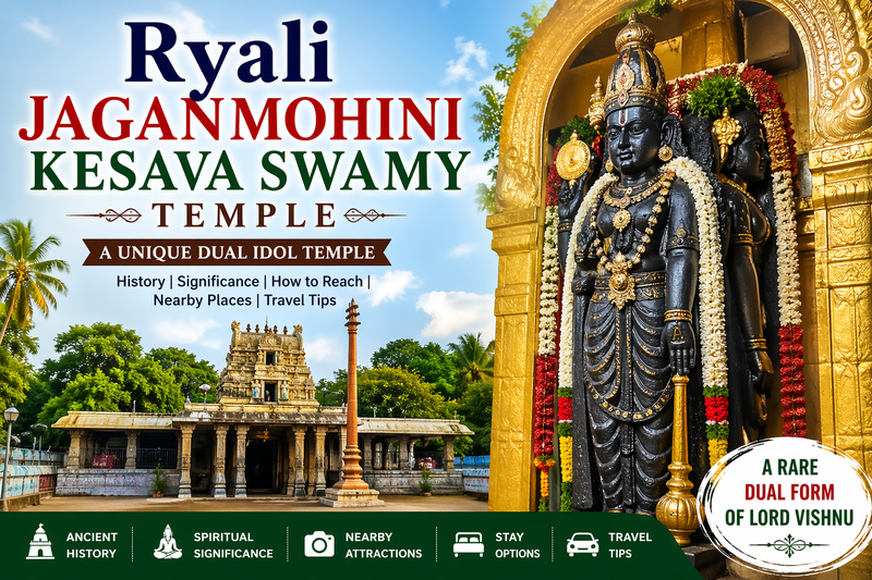 Ryali Jaganmohini Kesava Swamy Temple – Unique Dual Idol Temple Guide