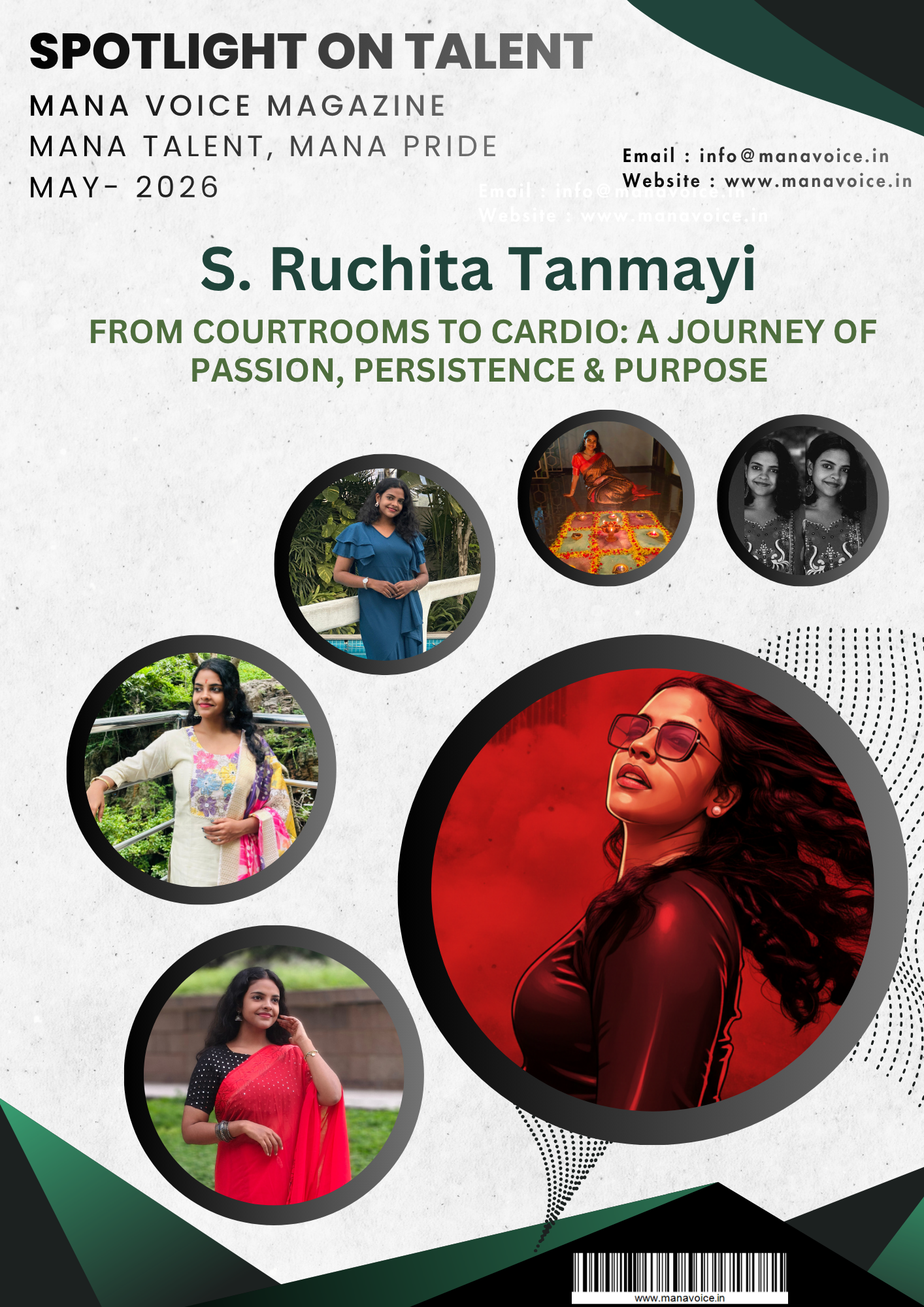 S. Ruchita Tanmayi – From Courtrooms to Cardio: A Journey of Passion, Persistence & Purpose | Spotlight on Talent – Mana Talent, Mana Pride