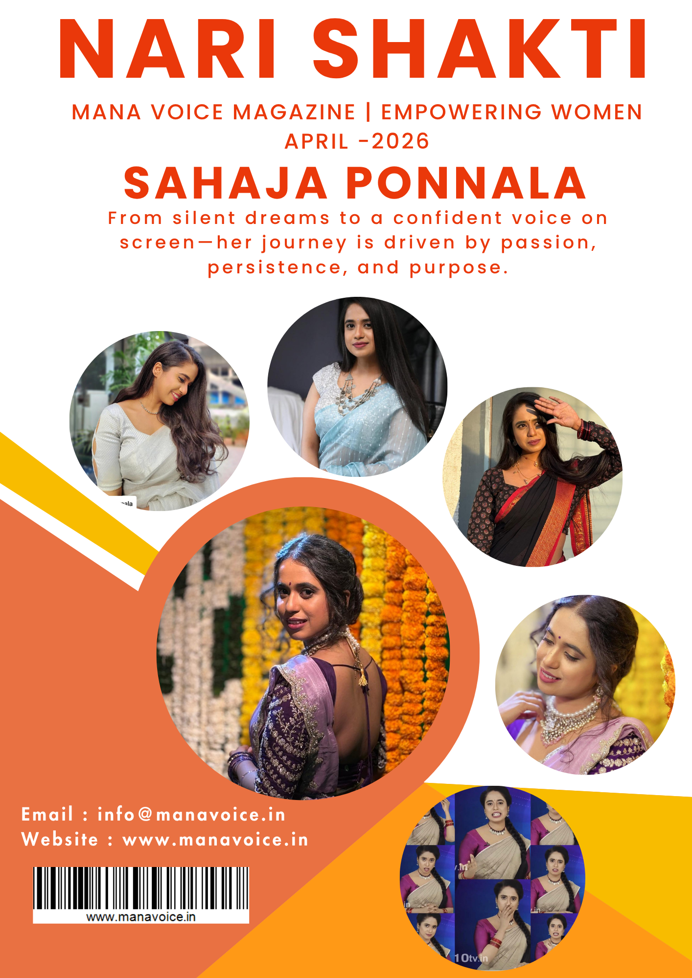 Nari Shakti – Success Story: Sahaja Ponnala | From IT HR to a Recognized Face in Telangana Media “From silent dreams to a confident voice on screen—her journey is driven by passion, persistence, and purpose.”